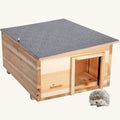 NatureCrafts Hedgehog House Waterproof Spacious thick walls Winter