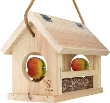 NatureCrafts Wooden Bird Feeder