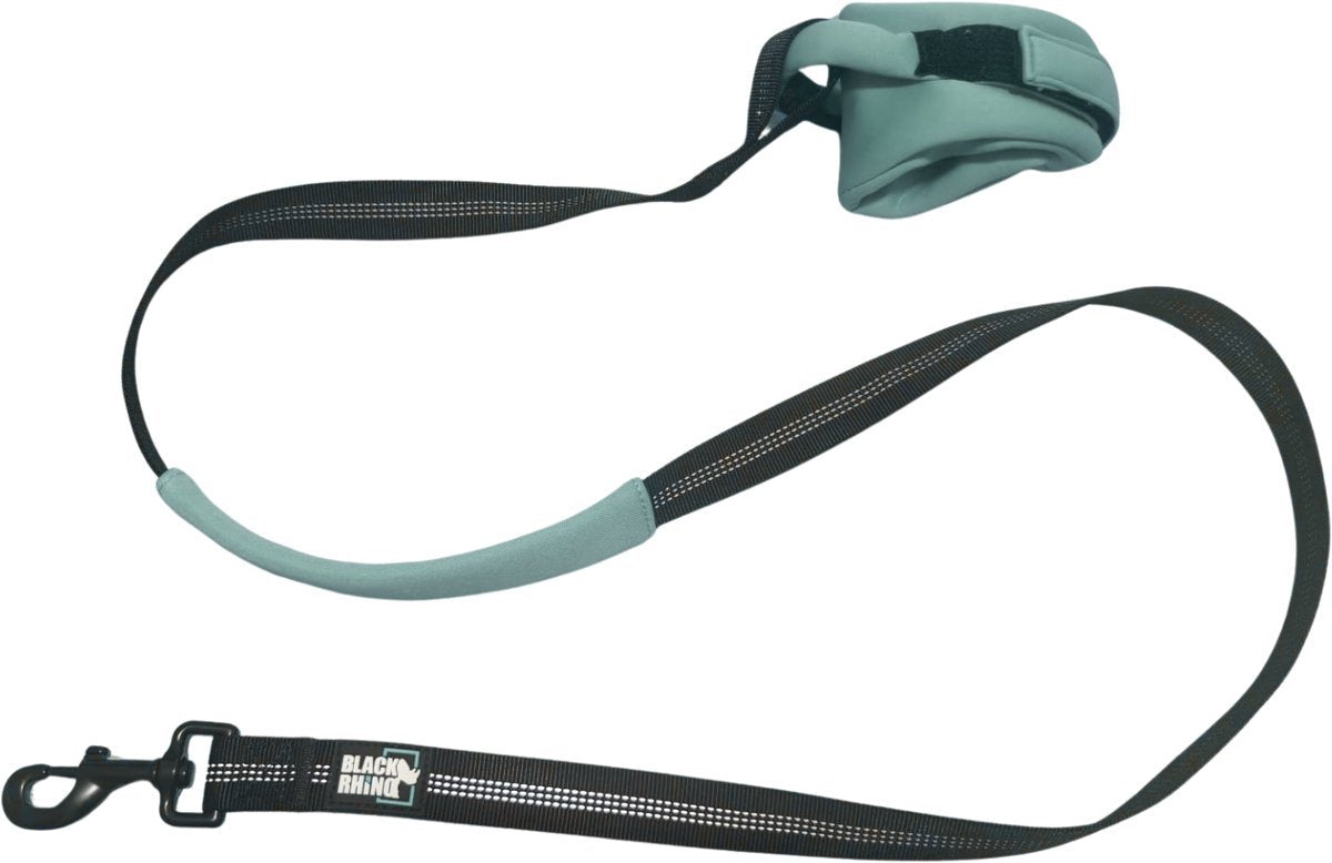 Black Rhino Hands-Free Dog Leash Aqua 140 cm