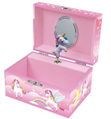 ChimeDream Sky Dreamer Unicorn Muziekdoos | Juwelendoos | Speelt Twinkle Star Melodie | 14.8 x 10.6 x 8.5 cm