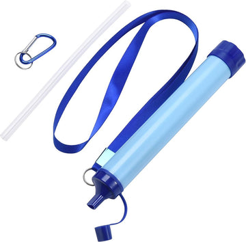 Purava Personal Water Filter Straw – Portable Emergency Water Purifier for Camping, Hiking, Travel & Survival – BPA-Free, Lightweight & Reusable