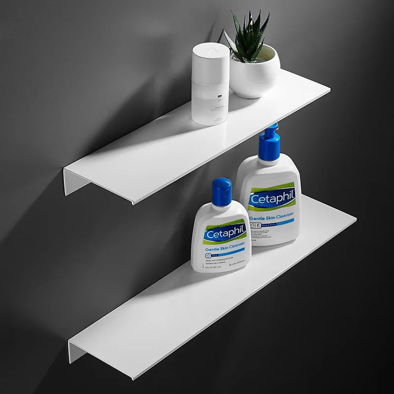 Bryan - Bathroom Floating Shelf Wall Rack Storage White