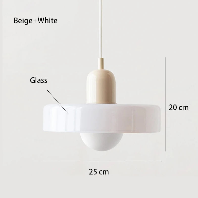 Donna - Nordic Retro Glass Hanging Lamp