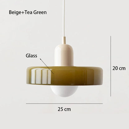 Donna - Nordic Retro Glass Hanging Lamp