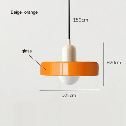 Donna - Nordic Retro Glass Hanging Lamp