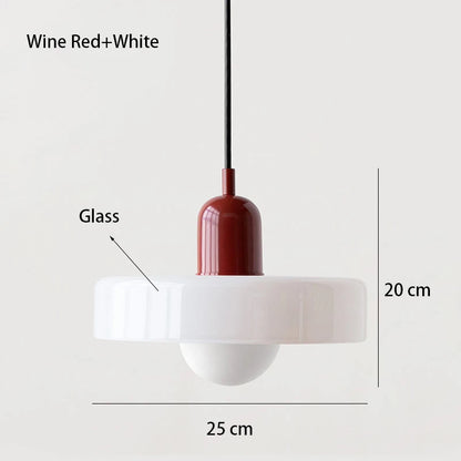 Donna - Nordic Retro Glass Hanging Lamp