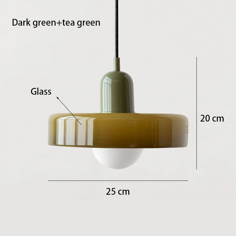 Donna - Nordic Retro Glass Hanging Lamp