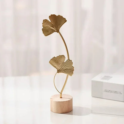 Gisela - Nordic Iron Art Ginkgo Leaf Decoration