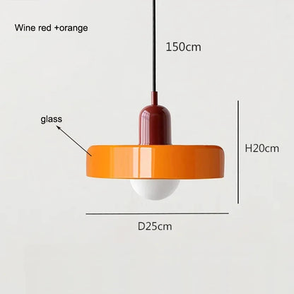 Donna - Nordic Retro Glass Hanging Lamp