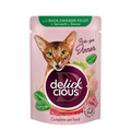 Delickcious Complete Wet Cat Food, 12 x 85 g