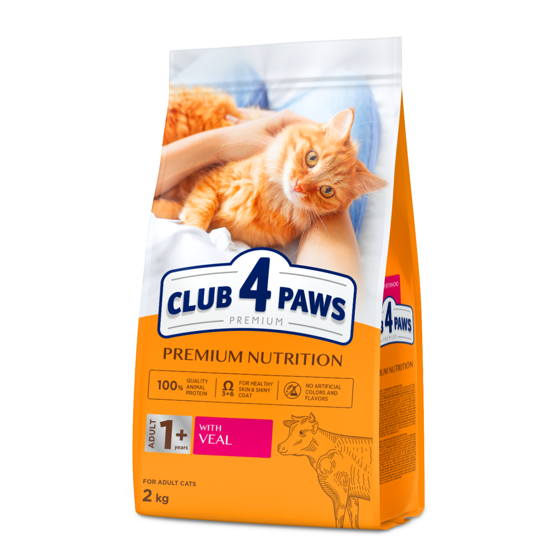 Club4Paws dry adult cat food rabbit