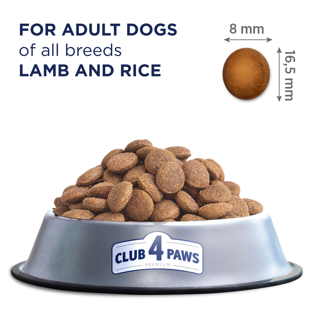 Club4Paws Lamb & Rice All Breeds 14 kg