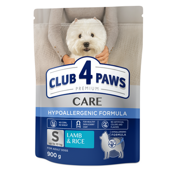 Club4Paws Lamb & Rice Small Breeds 900 g